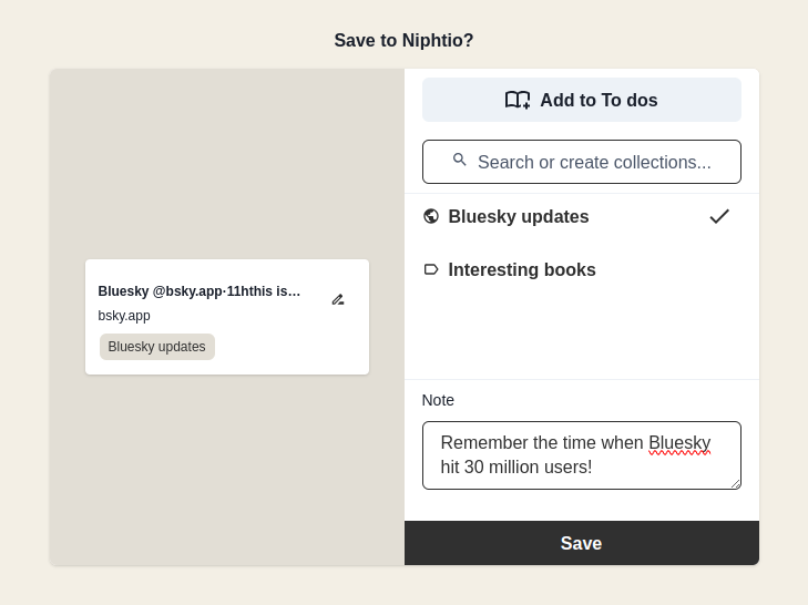 Niphtio save dialog in new tab